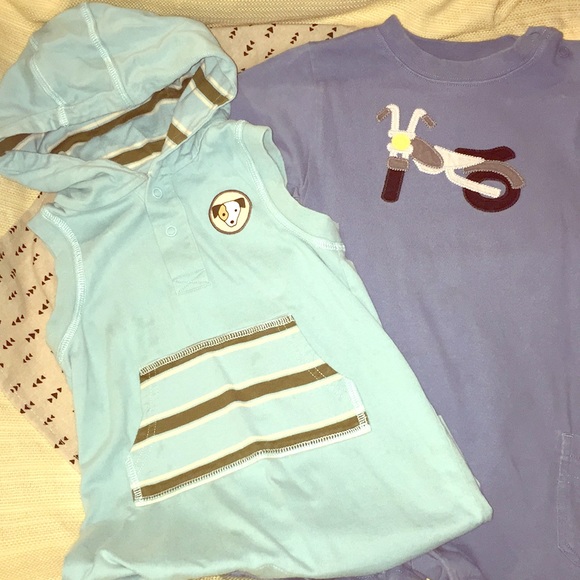 TWO- Gymboree Boy’s rompers 18-24 months - Picture 1 of 8